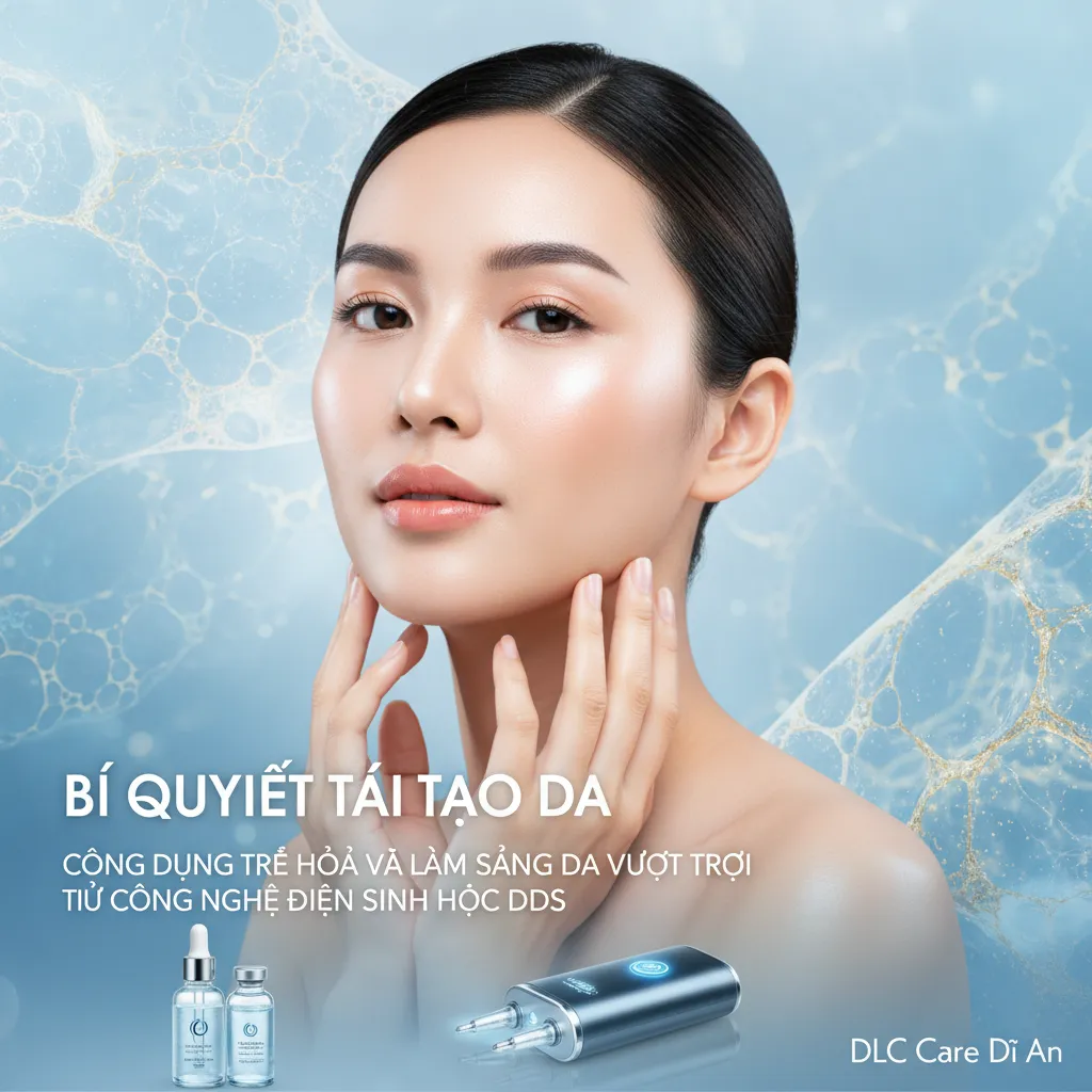 Bí quyết tái tạo da: Công dụng trẻ hóa và làm sáng da vượt trội từ công nghệ điện sinh học DDS